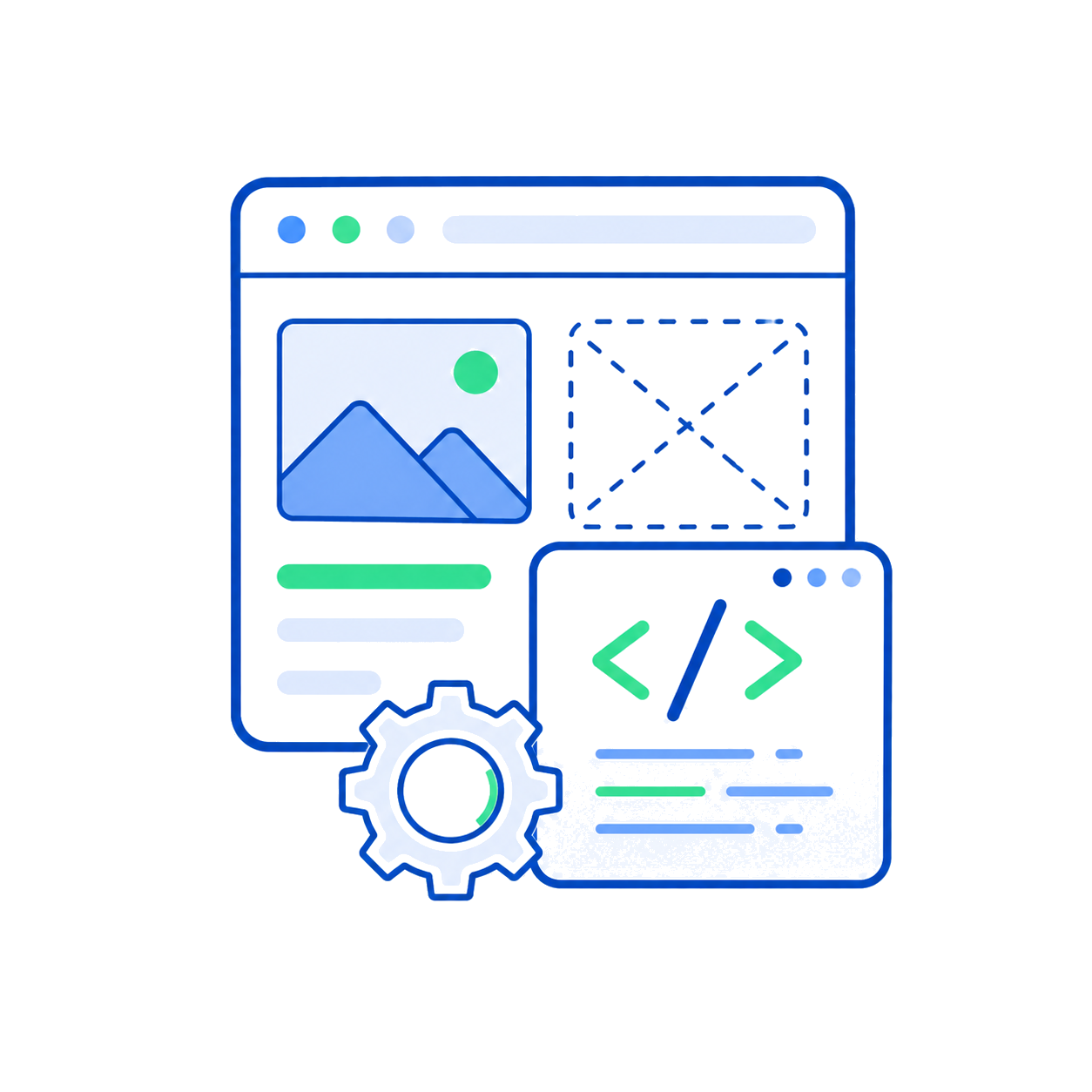 Website design and development icon